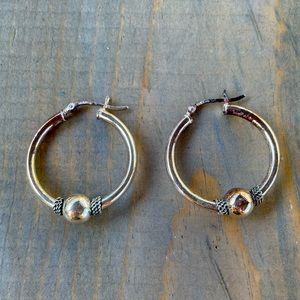 Sterling Silver Hoop Earrings